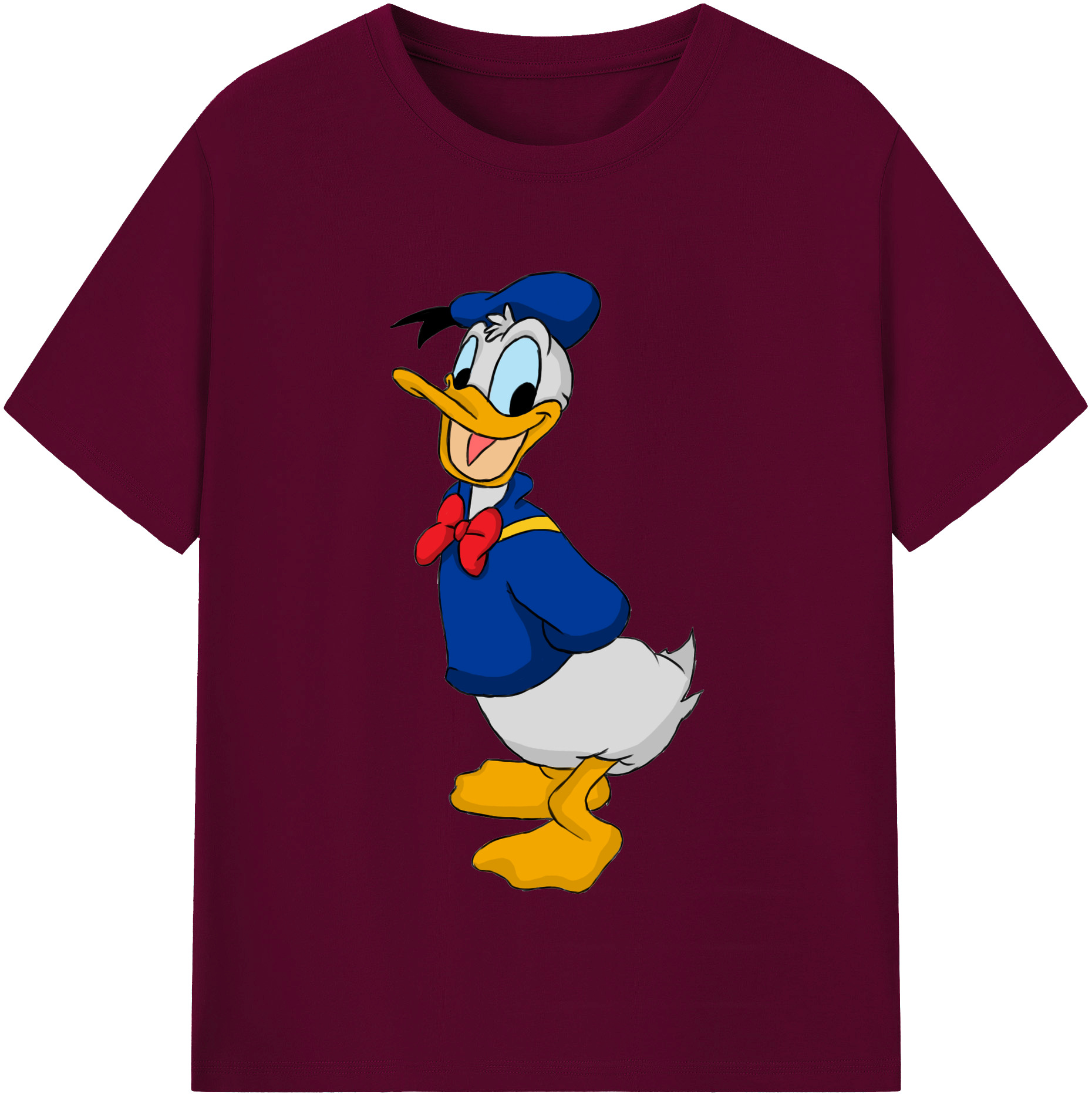 （画像用） ミッキーマウス Mickey Mouse レディースカジュアルプリントTシャツ（綿100％）